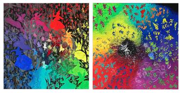 Original Abstract Paintings by Master Phago Abstracts