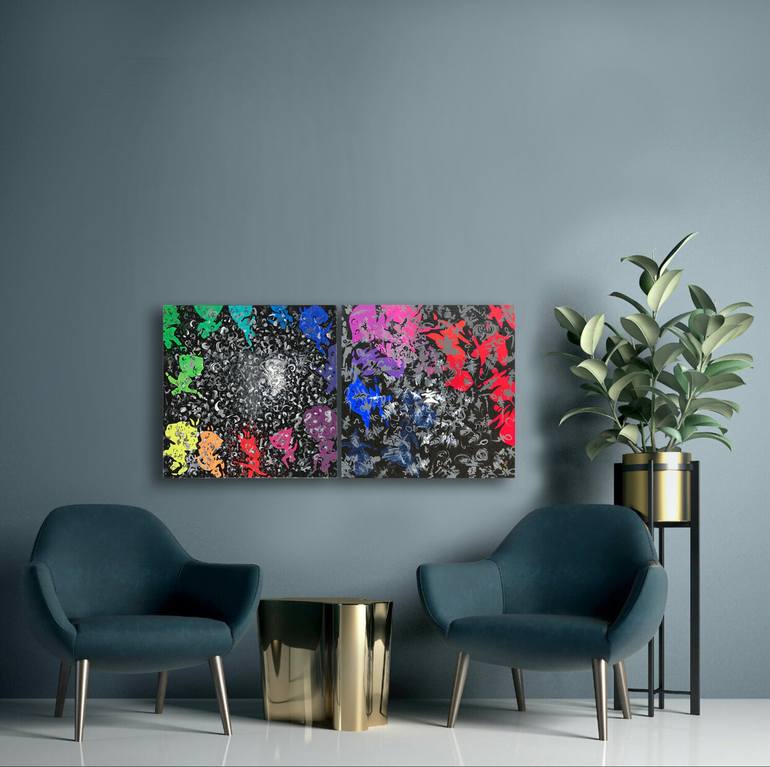 Original Abstract Painting by Master Phago Abstracts