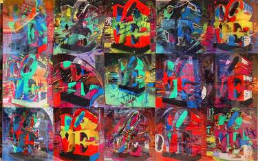 Original Digital Art Calligraphy Digital by Master Phago Abstracts