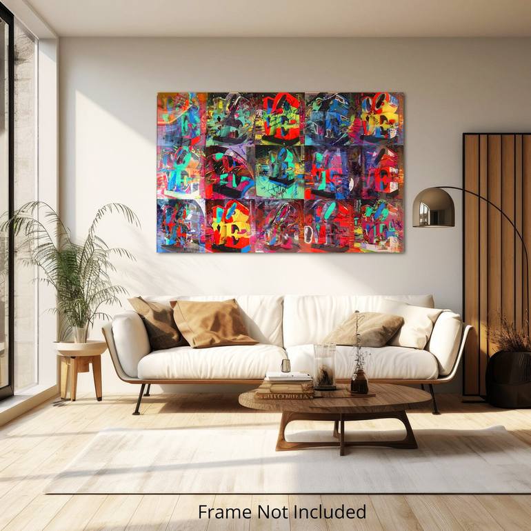 Original Digital Art Calligraphy Digital by Master Phago Abstracts