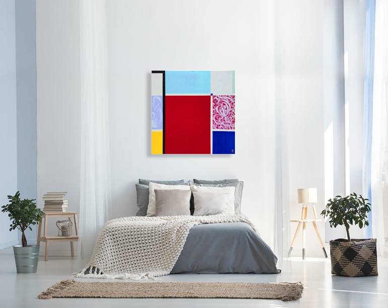 Original Abstract Expressionism Love Painting by Master Phago Abstracts