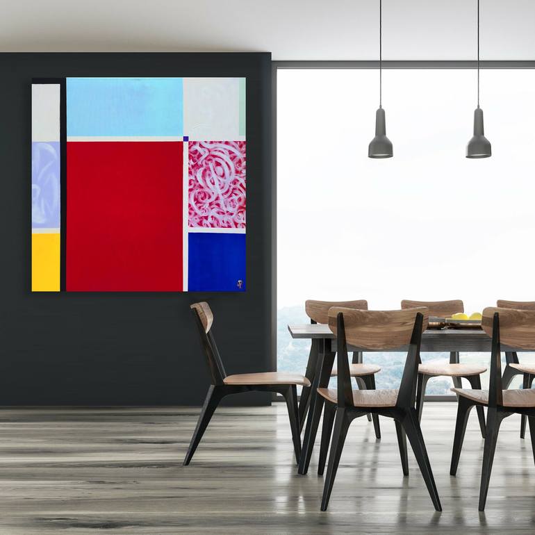 Original Abstract Expressionism Love Painting by Master Phago Abstracts