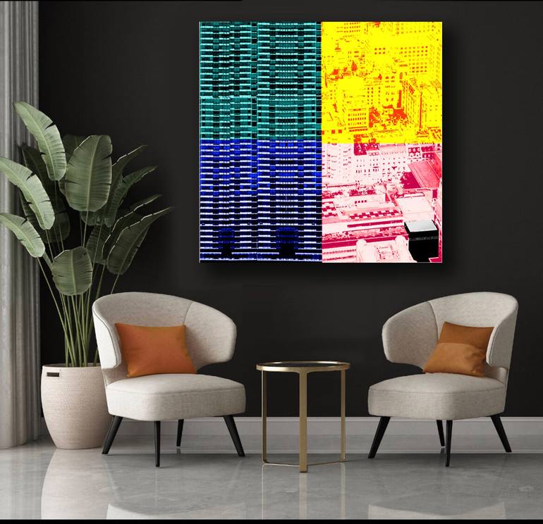 Original Pop Art Architecture Digital by Master Phago Abstracts
