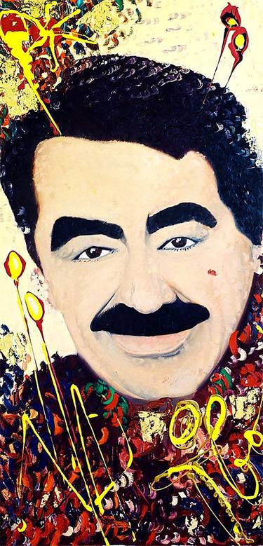 Original Abstract Expressionism Pop Culture/Celebrity Mixed Media by Master Phago Abstracts