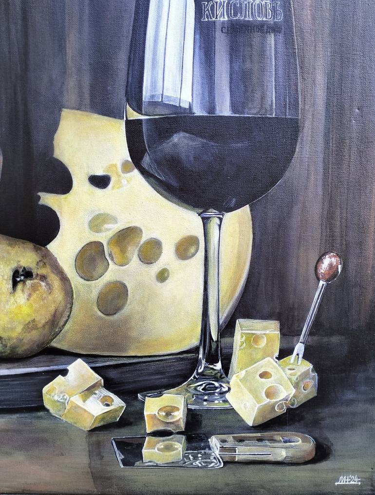 Original Realism Still Life Painting by Ирина Дмитриева