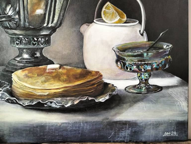 Original Realism Still Life Painting by Ирина Дмитриева