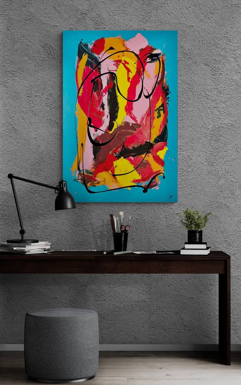 Original Abstract Expressionism Abstract Painting by Filippo Ruggeri