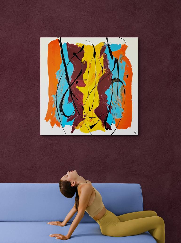 Original Abstract Painting by Filippo Ruggeri