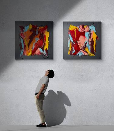 Original Abstract Paintings by Filippo Ruggeri