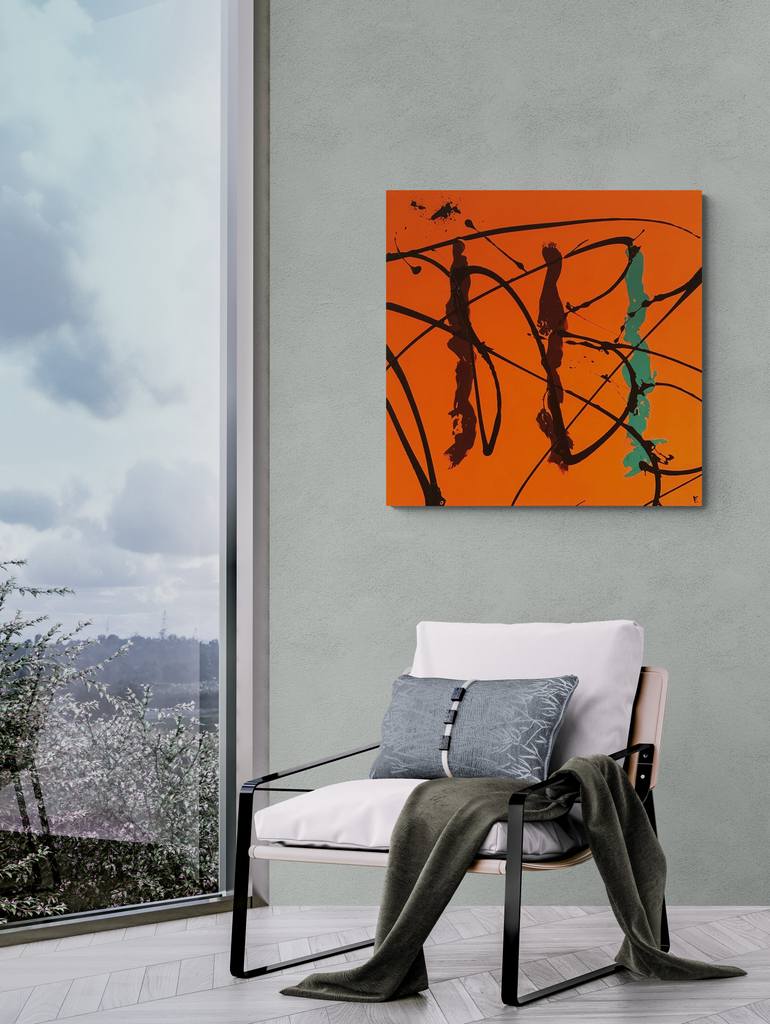 Original Abstract Painting by Filippo Ruggeri