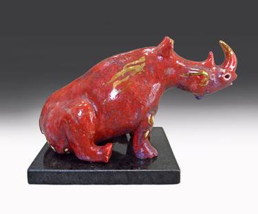 Original Figurative Animal Sculpture by Anna Spiropulo