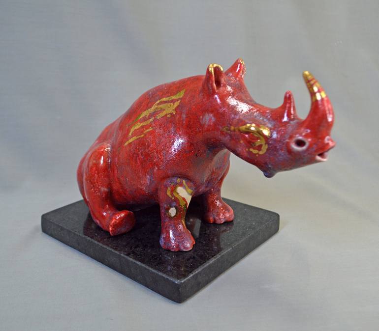Original Figurative Animal Sculpture by Anna Spiropulo