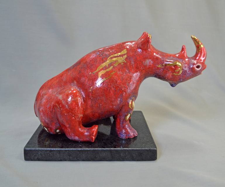 Original Figurative Animal Sculpture by Anna Spiropulo