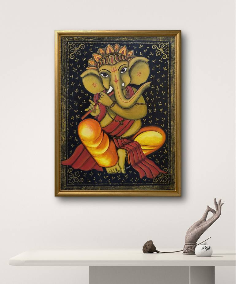 Original Portraiture Religion Painting by Nisa V