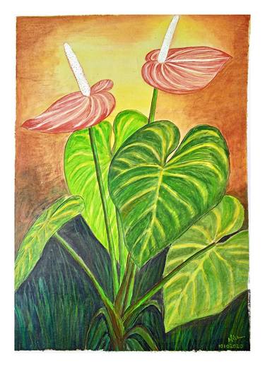 Original Floral Paintings by NISA V