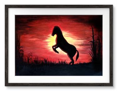 Original Horse Paintings by NISA V