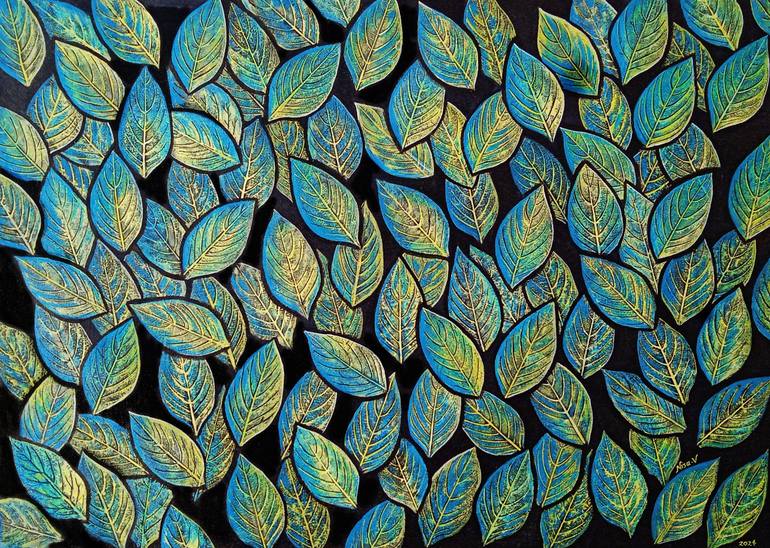 Original Contemporary Abstract Painting by Nisa V