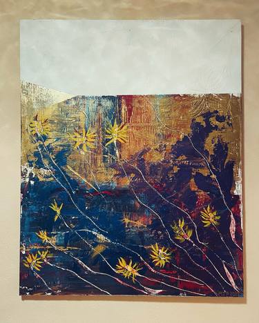 Original Abstract Floral Paintings by Jean-Philippe Menetrier