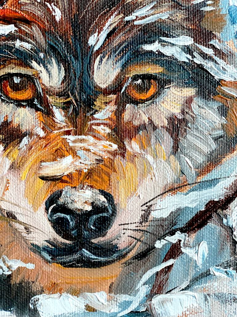 Original Expressionism Animal Painting by Tatiana Babanina