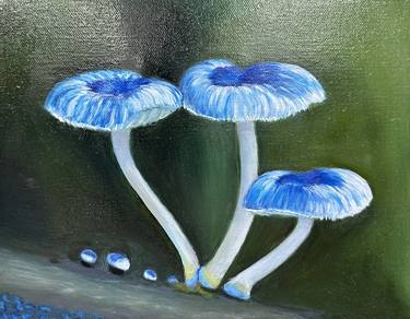 Blue Mushrooms thumb