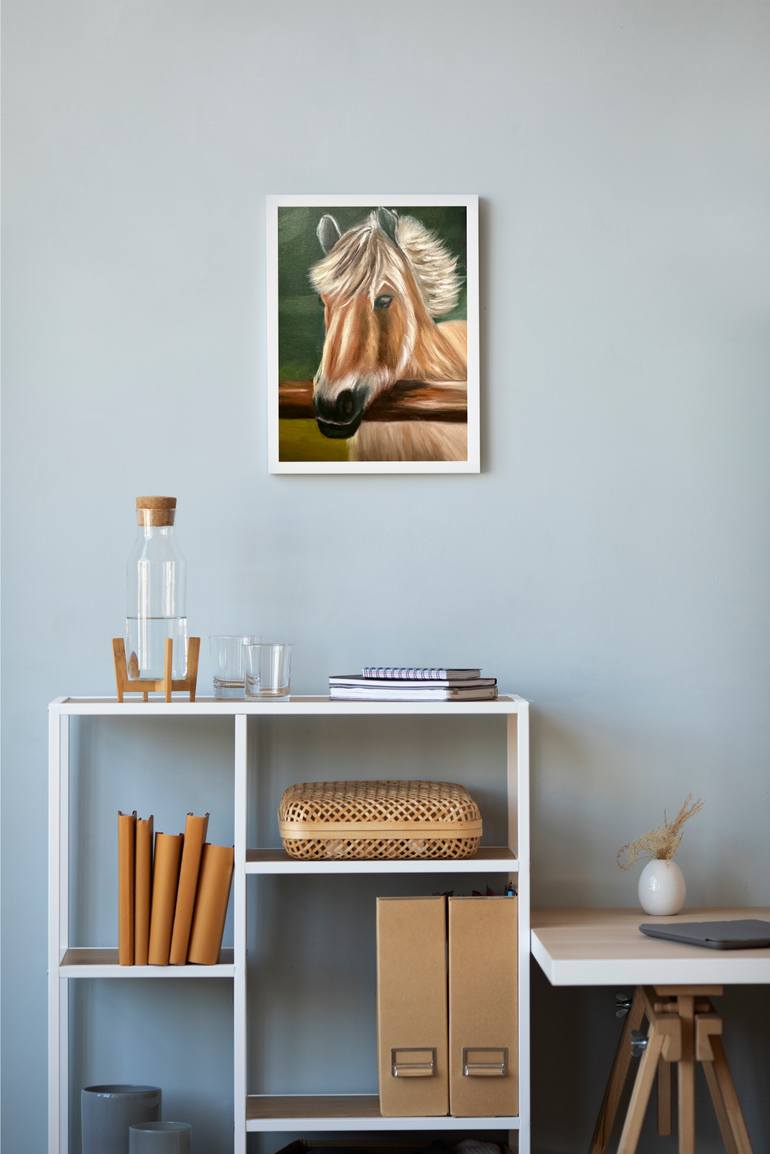 Original Art Deco Animal Painting by Iris Li