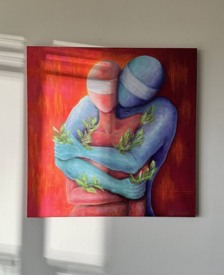 Original Love Painting by Oksana Alekhina