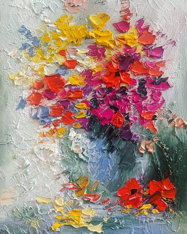 Original Floral Paintings by Vahe Baghumyan