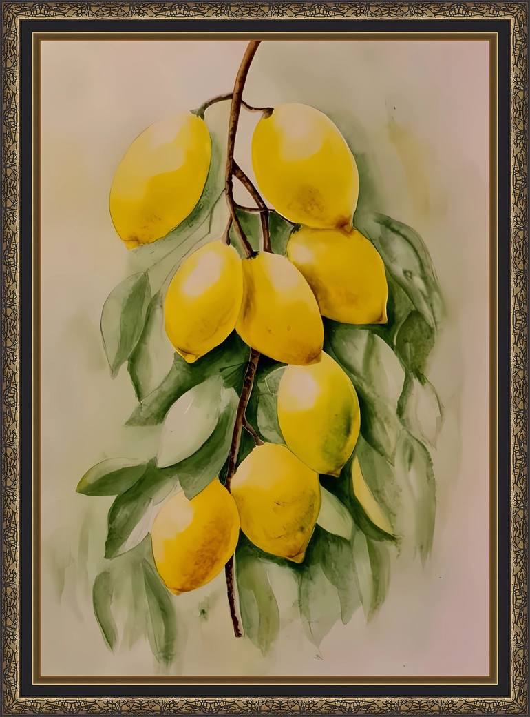 Original Botanic Painting by Olga Poruchikova