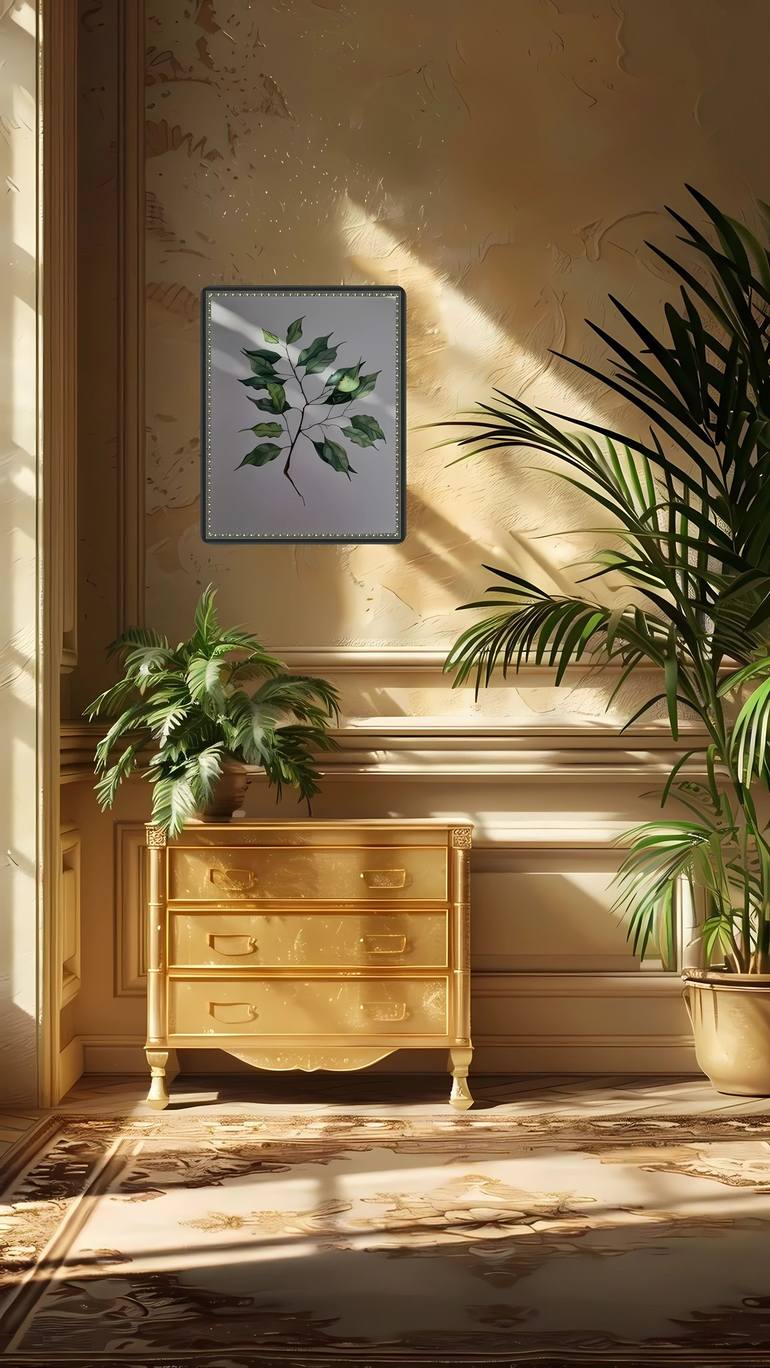 Original Botanic Painting by Olga Poruchikova