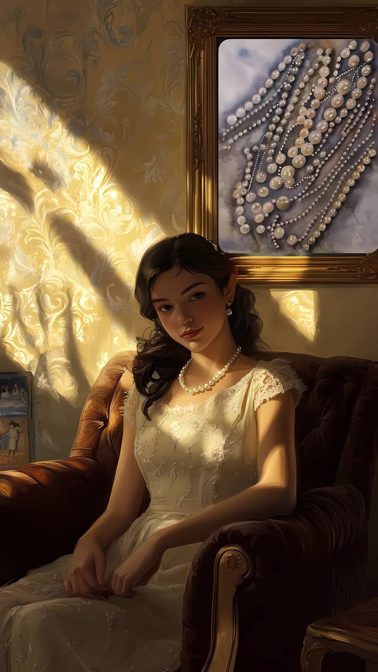 Original Classicism Fashion Painting by Olga Poruchikova