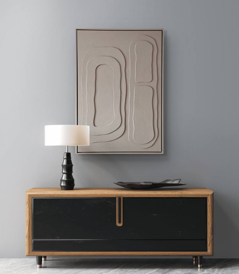 Original Minimalism Abstract Painting by Rachel Stephanie 