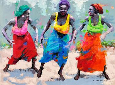 Original People Paintings by innocent chikezie