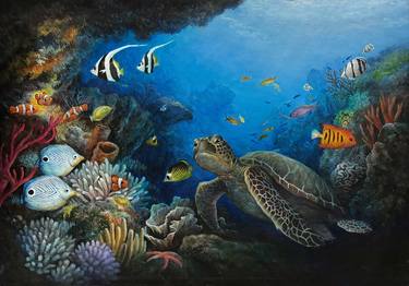 Original Seascape Paintings by Mico Prasetya