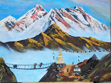 Original Impressionism Nature Paintings by Bipana Dahal