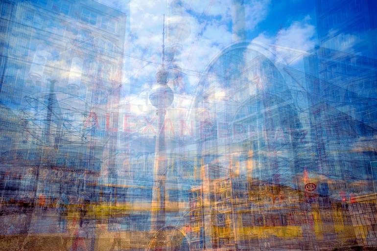 Original Cities Photography by Alessio Trerotoli  Conceptual Art on Paper  Alexanderplatz