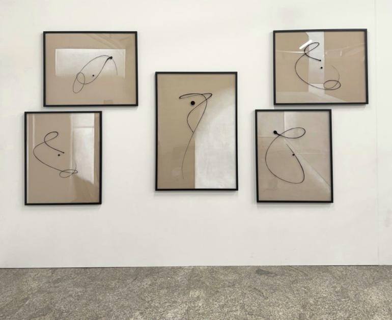 Original Minimalism Abstract Painting by Maria Jim