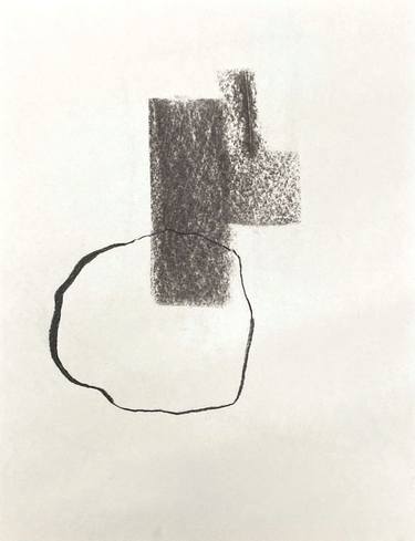 Original Abstract Expressionism Abstract Drawings by Maria Utzella