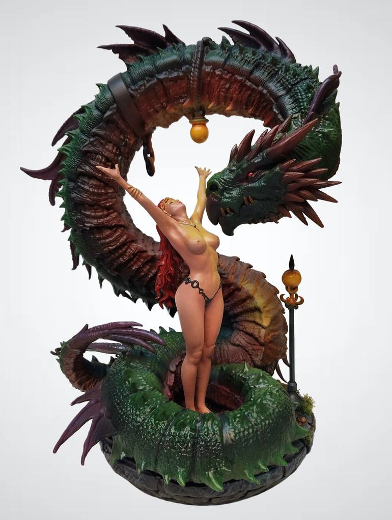Original Fantasy Sculpture by Patryk Zapala