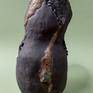 Hand made ceramic textured vase Dance