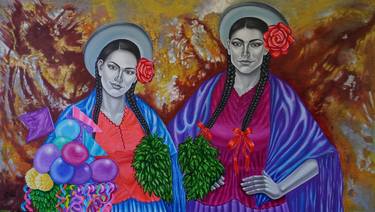 Original Folk Culture Paintings by Ivan Dario Calvo Zuluaga