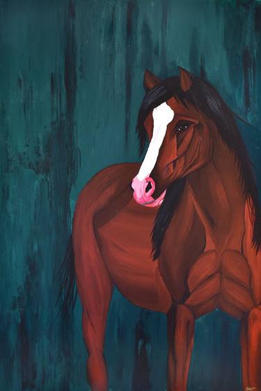 Original Abstract Animal Paintings by Milena Mitic