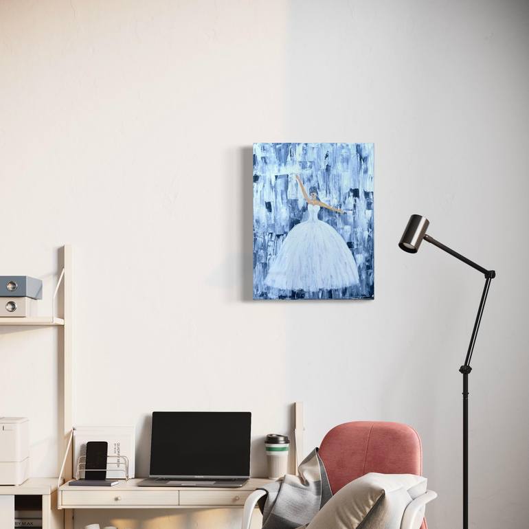 Original Abstract People Painting by Milena Mitic