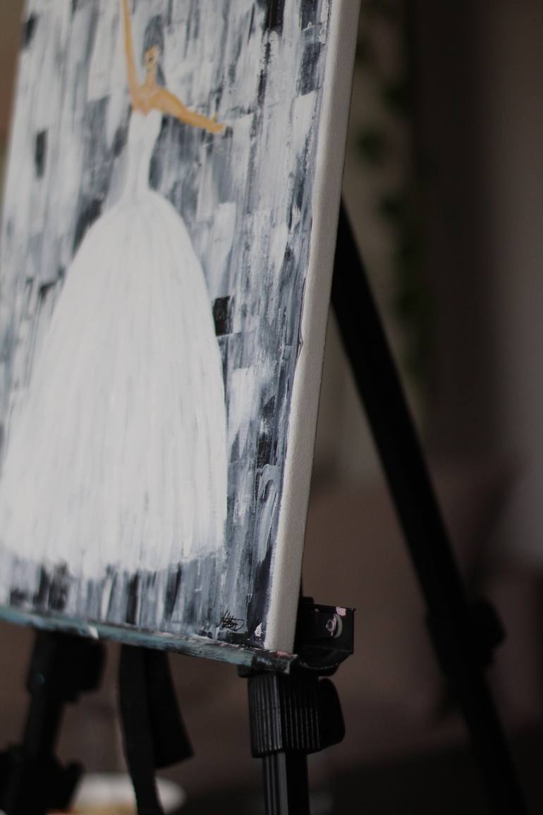 Original Abstract People Painting by Milena Mitic