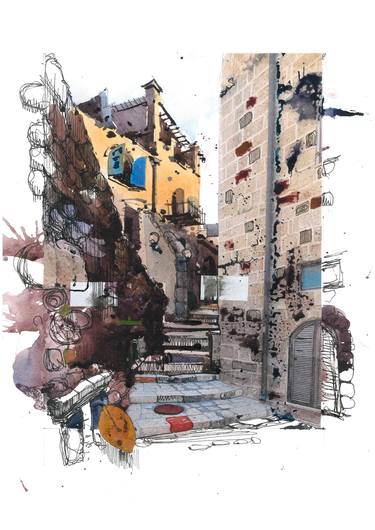 Print of Architecture Collage by Oleg Aksenov