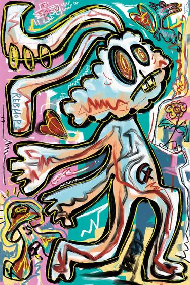 Original Abstract Expressionism Graffiti Digital by 同盛 刘