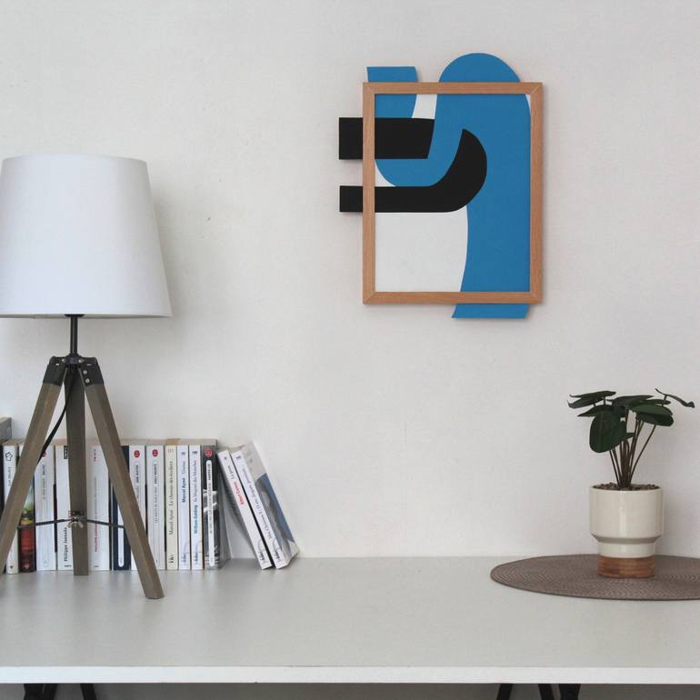 Original Modernism Abstract Painting by Martin Singer