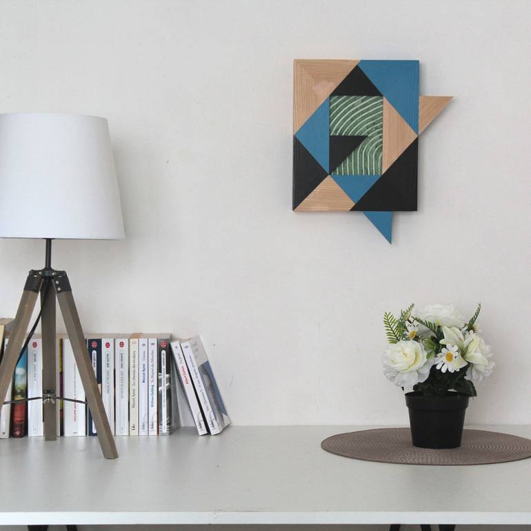 Original Modernism Abstract Painting by Martin Singer