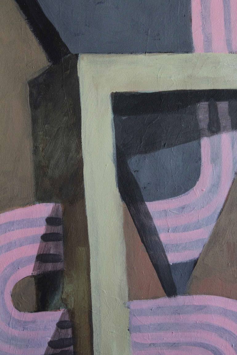 Original Surrealism Abstract Painting by Martin Singer