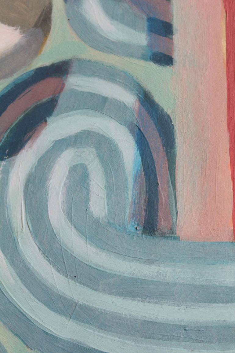 Original Surrealism Abstract Painting by Martin Singer