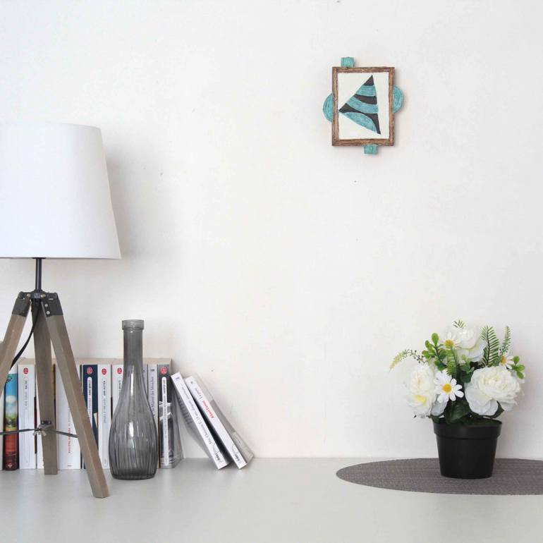 Original Modernism Abstract Painting by Martin Singer